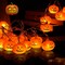 20ft Halloween Pumpkin String Lights – 40 LED Battery-Operated Waterproof Holiday Lights with 8 Modes for Indoor & Outdoor Decor